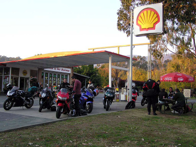 Fuel Stop at Khancoban